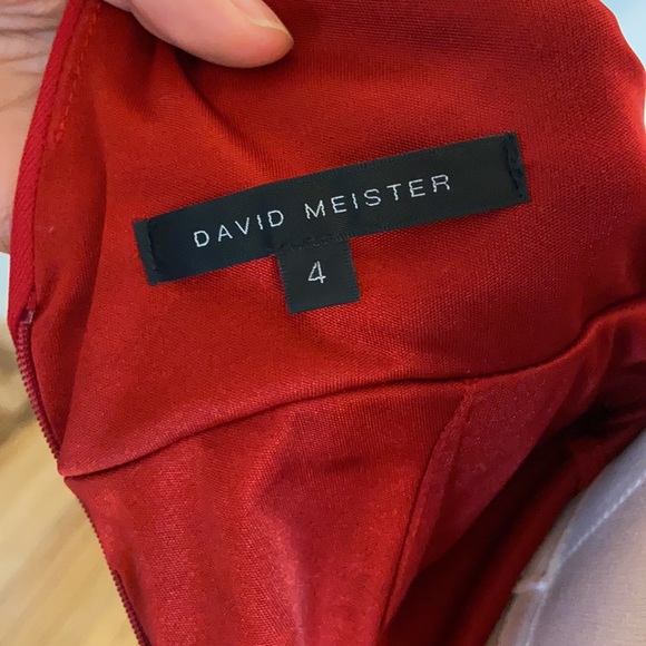 David Meister Red Dress - Picture 9 of 9